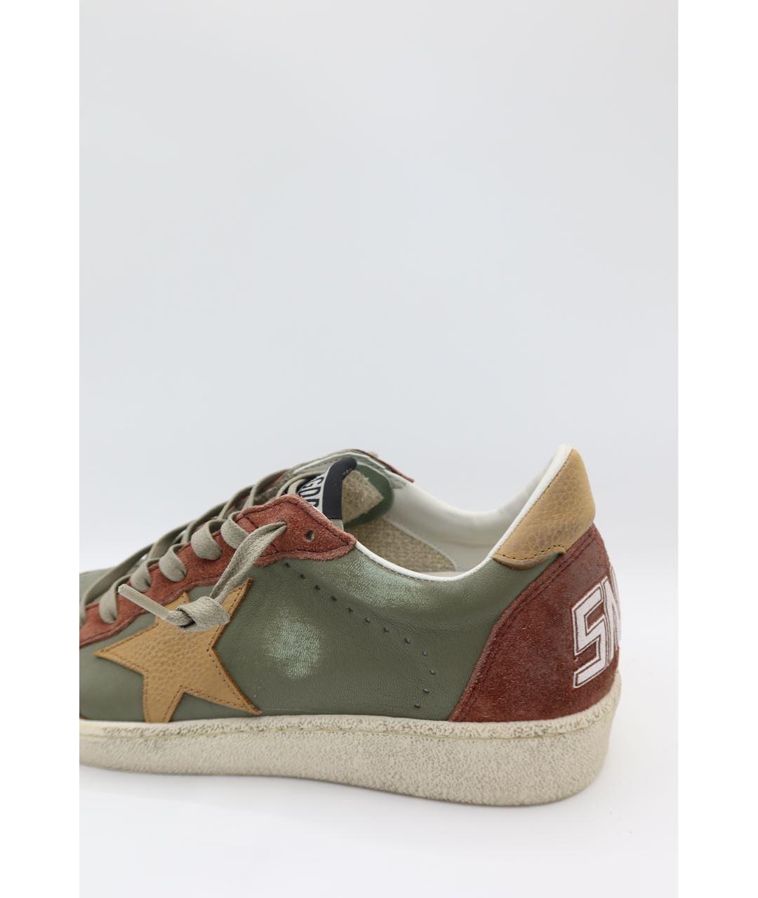 GOLDEN GOOSE DELUXE BRAND Мульти кожаные низкие кроссовки / кеды, фото 3