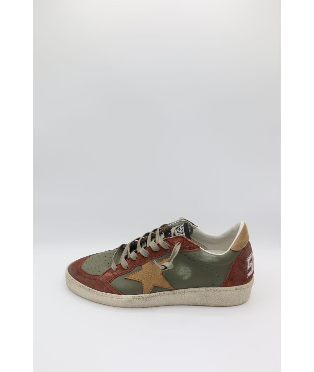 GOLDEN GOOSE DELUXE BRAND Мульти кожаные низкие кроссовки / кеды, фото 7