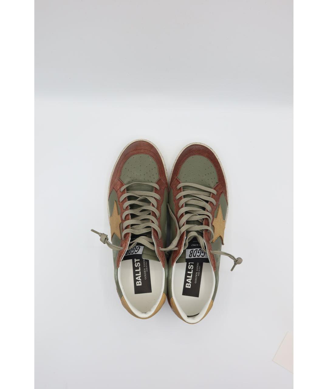GOLDEN GOOSE DELUXE BRAND Мульти кожаные низкие кроссовки / кеды, фото 6