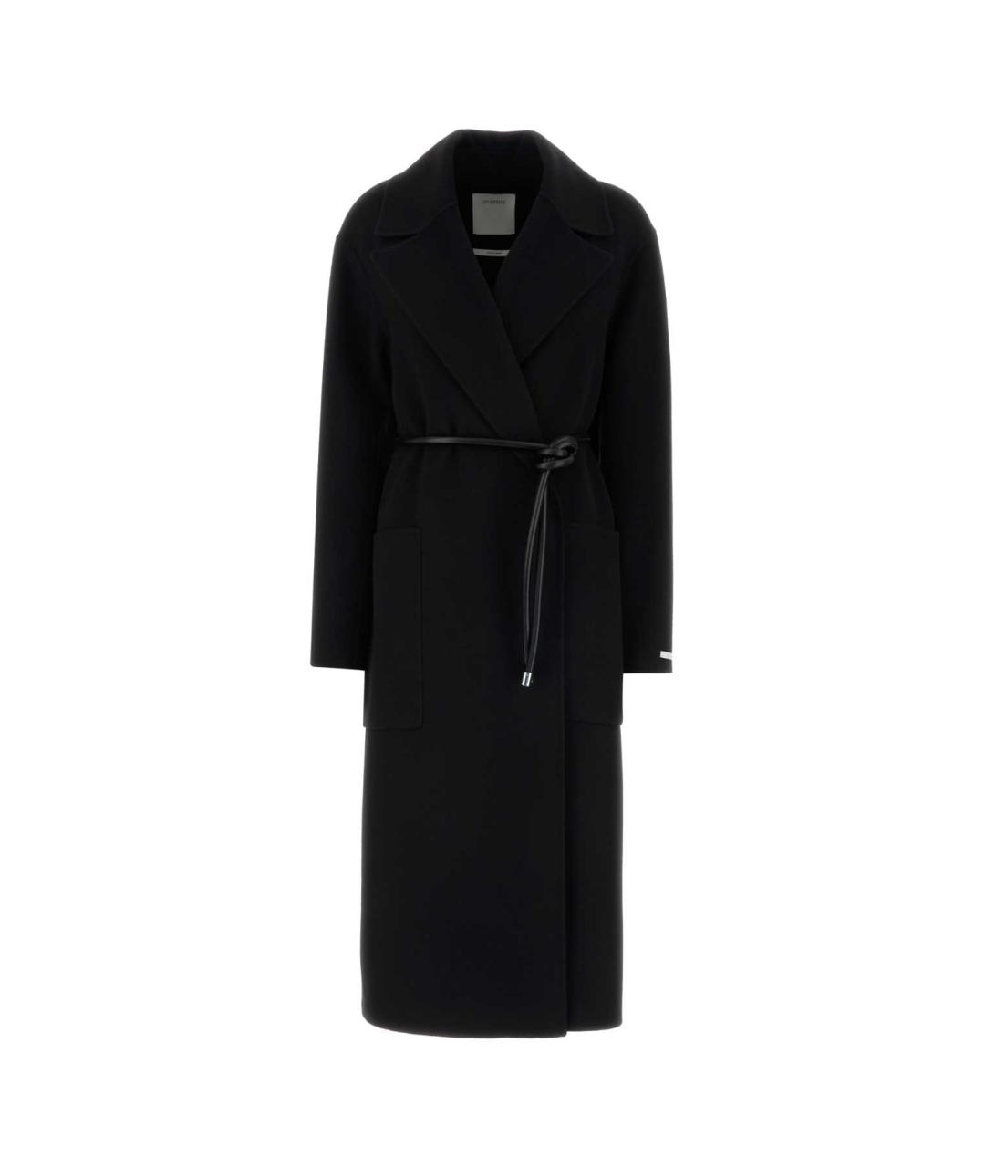 SPORTMAX Черное шерстяное пальто, фото 1