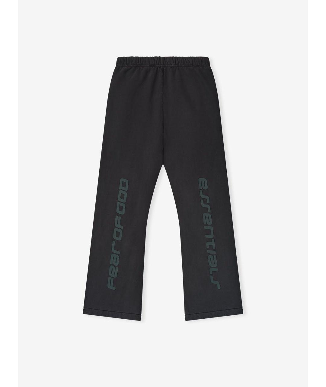 FEAR OF GOD ESSENTIALS Антрацитовые хлопковые прямые брюки, фото 2