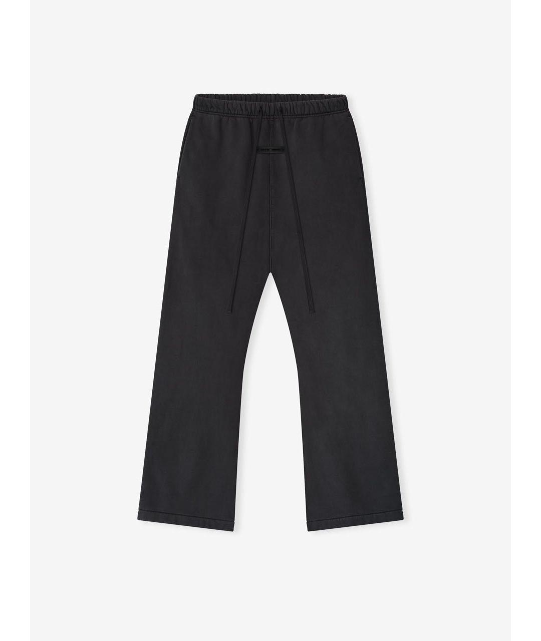 FEAR OF GOD ESSENTIALS Антрацитовые хлопковые прямые брюки, фото 5
