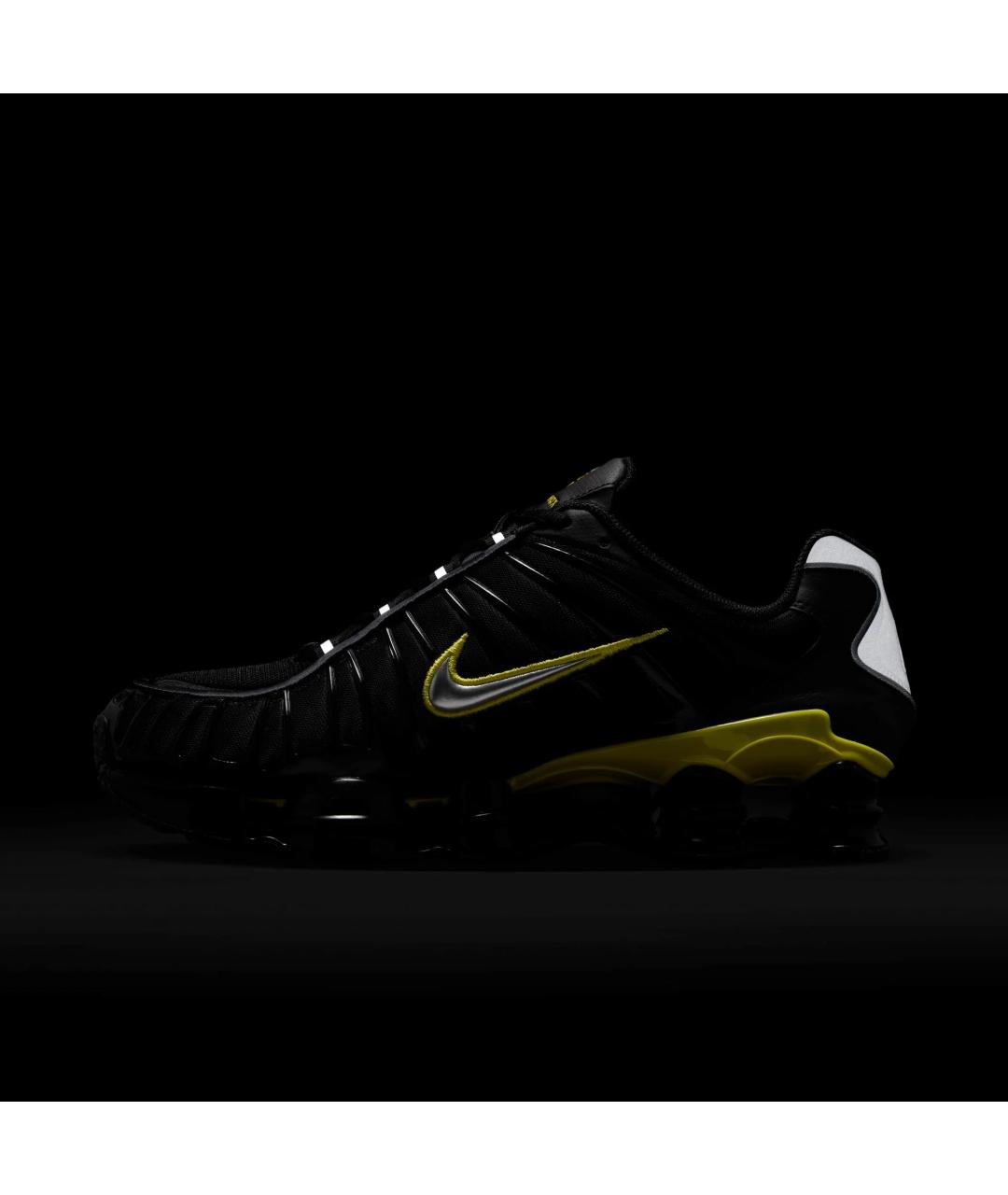 NIKE Черные синтетические низкие кроссовки / кеды, фото 6