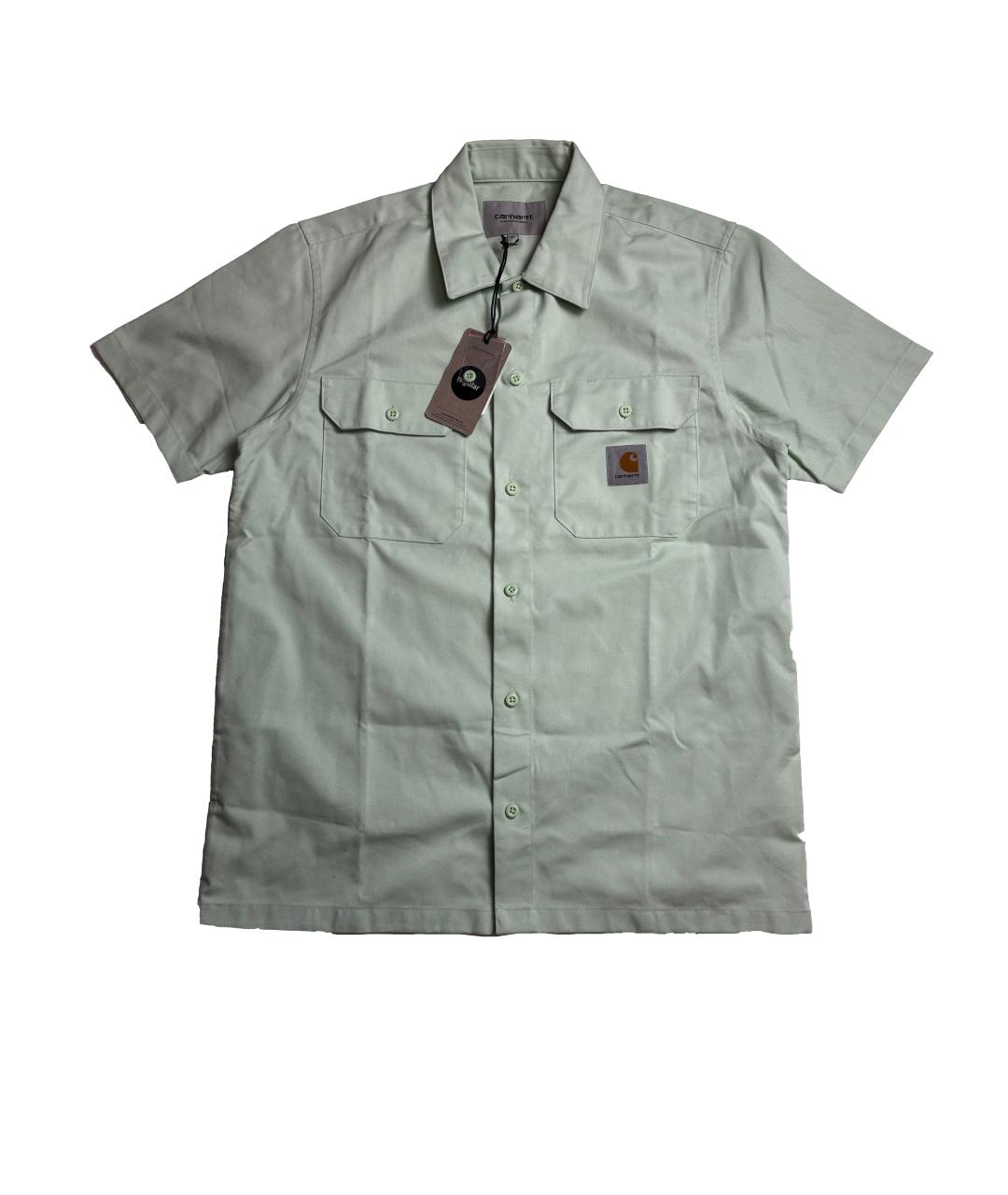 CARHARTT WIP Бирюзовая хлопковая кэжуал рубашка, фото 1