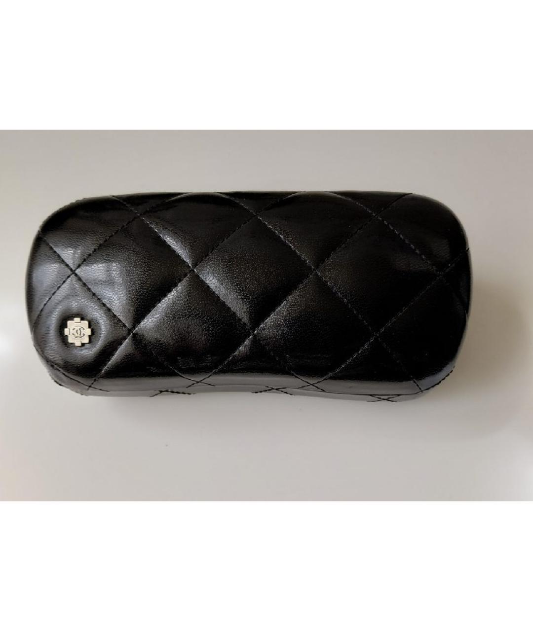 CHANEL Черные пластиковые солнцезащитные очки, фото 4
