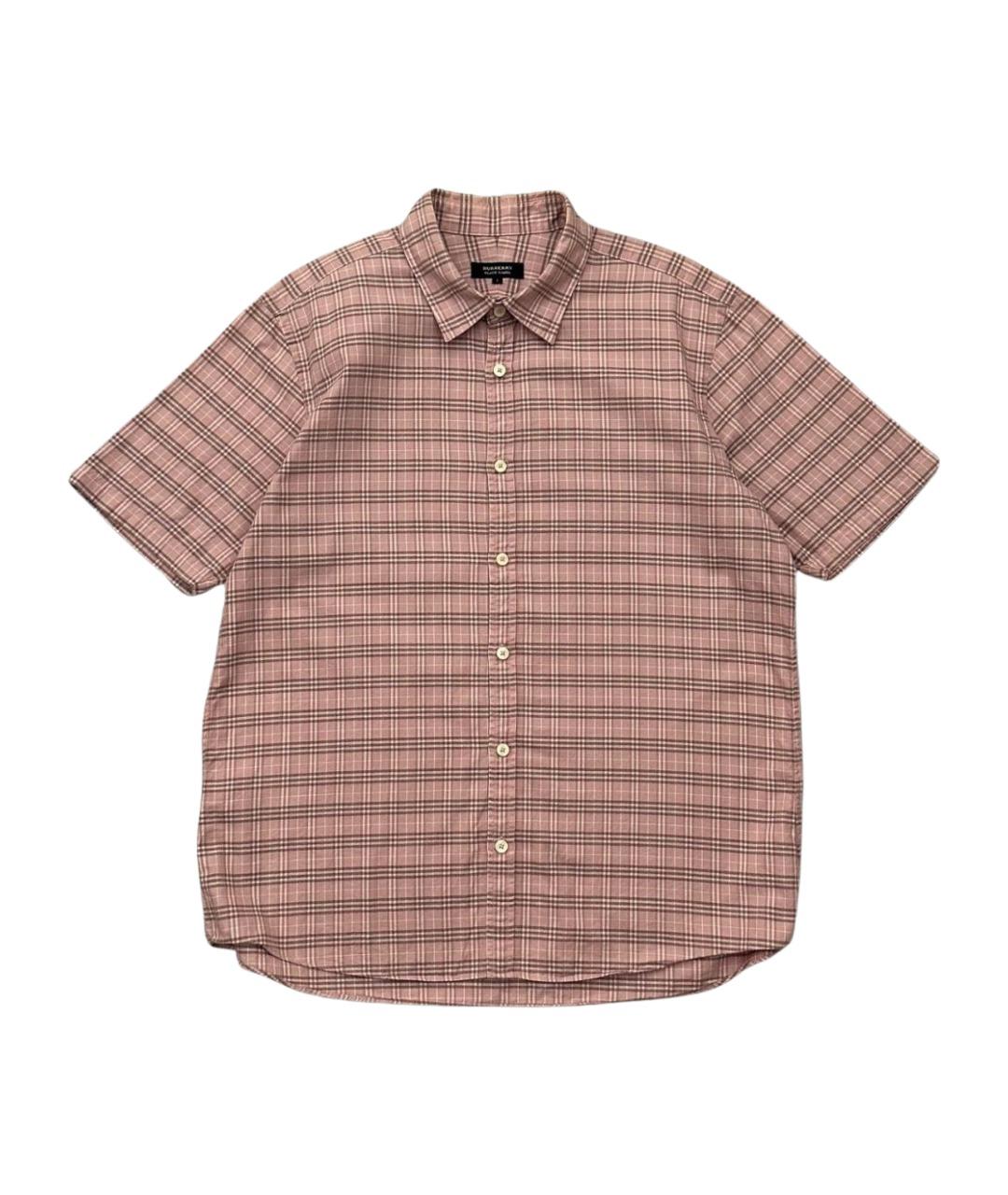 BURBERRY Розовая хлопковая кэжуал рубашка, фото 1