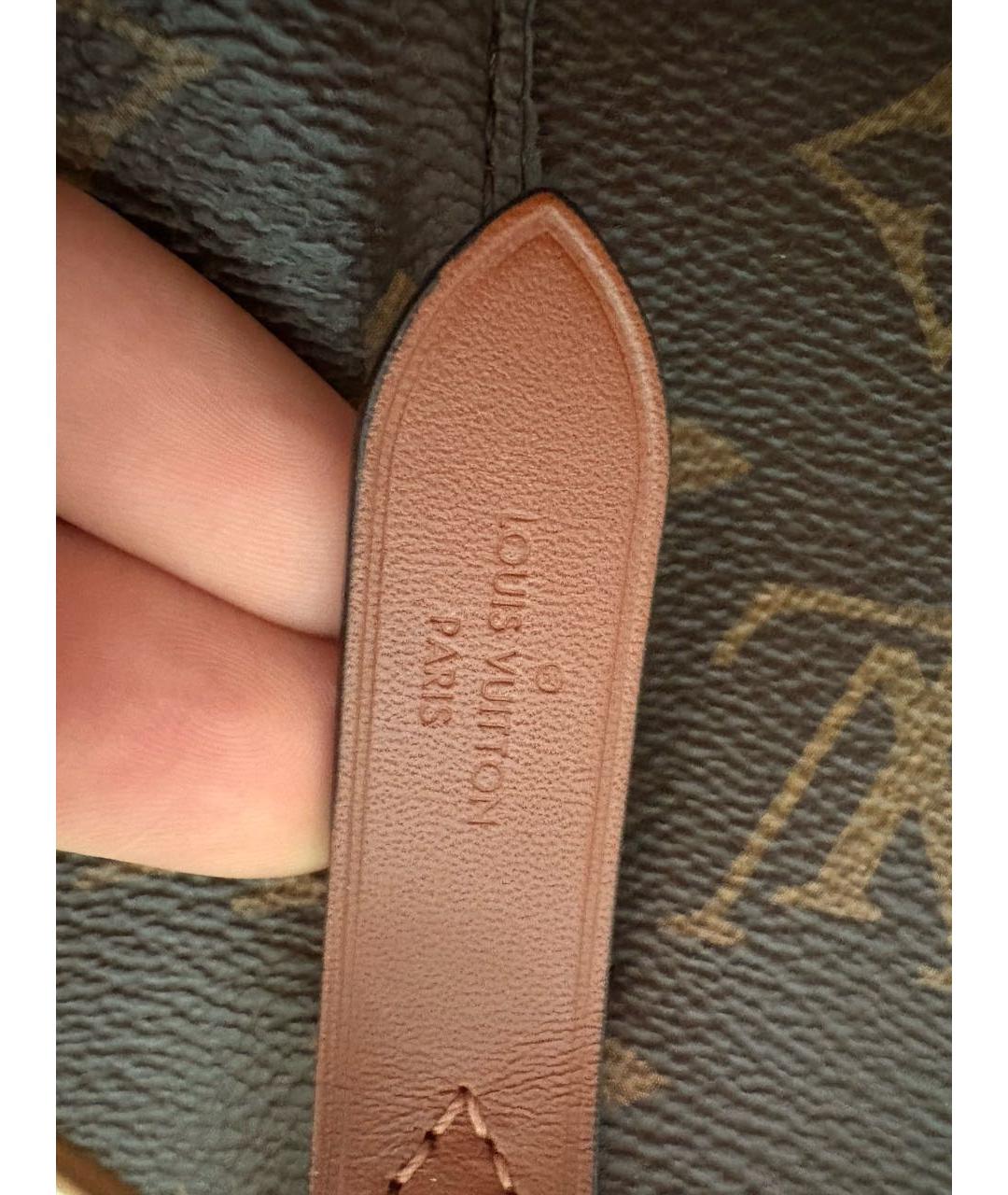 LOUIS VUITTON Коричневая сумка через плечо, фото 4