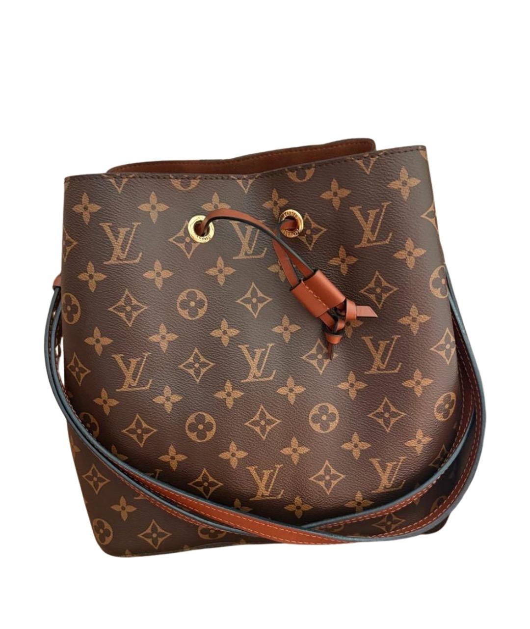 LOUIS VUITTON Коричневая сумка через плечо, фото 1