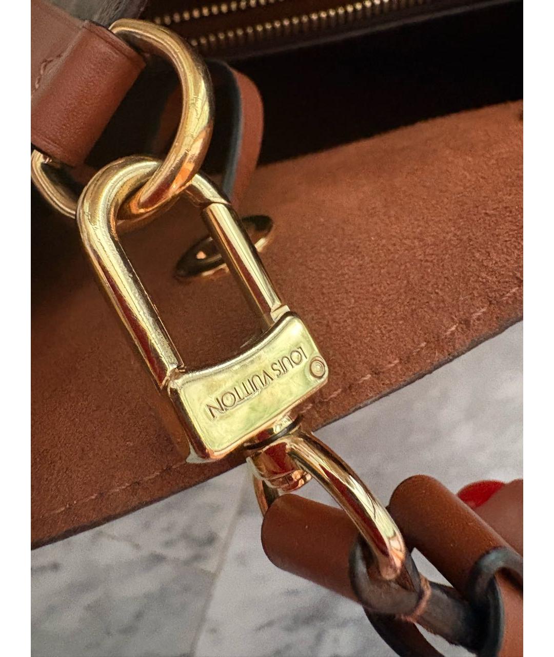 LOUIS VUITTON Коричневая сумка через плечо, фото 3
