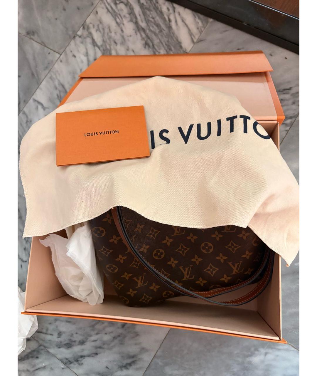 LOUIS VUITTON Коричневая сумка через плечо, фото 5