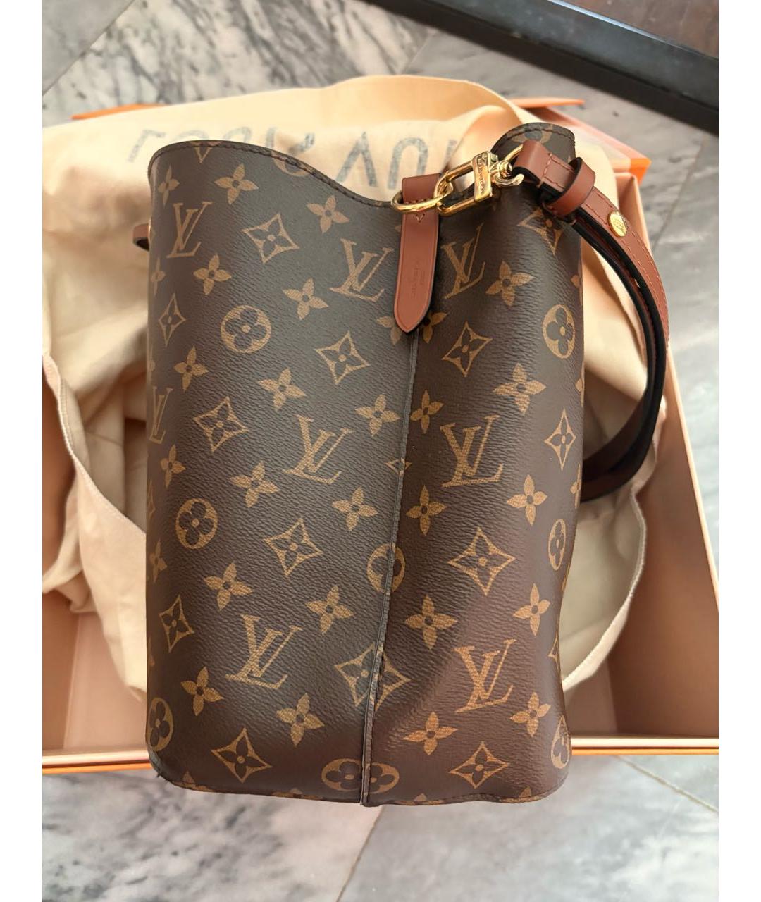 LOUIS VUITTON Коричневая сумка через плечо, фото 2