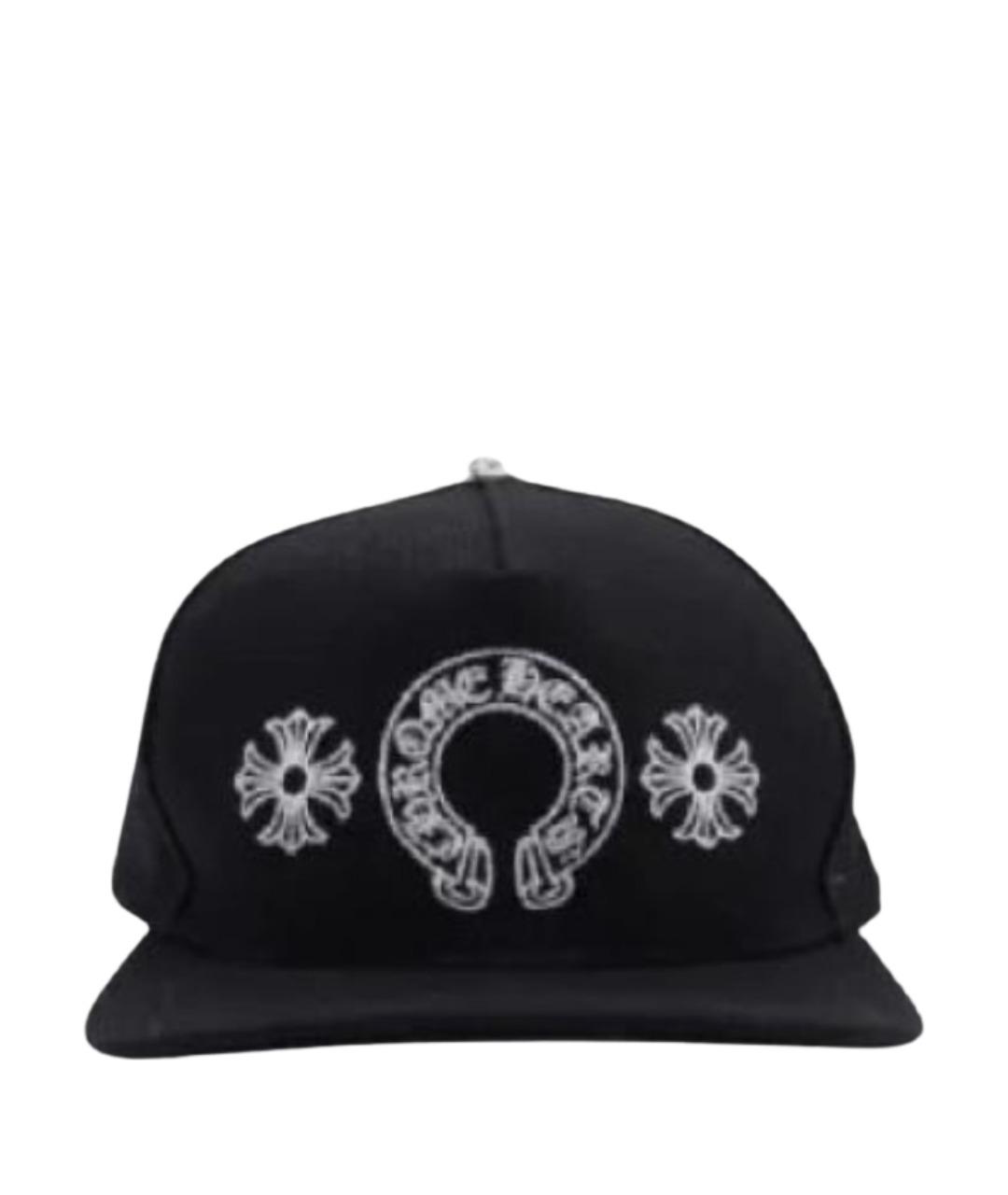 CHROME HEARTS Черная хлопковая кепка/бейсболка, фото 1