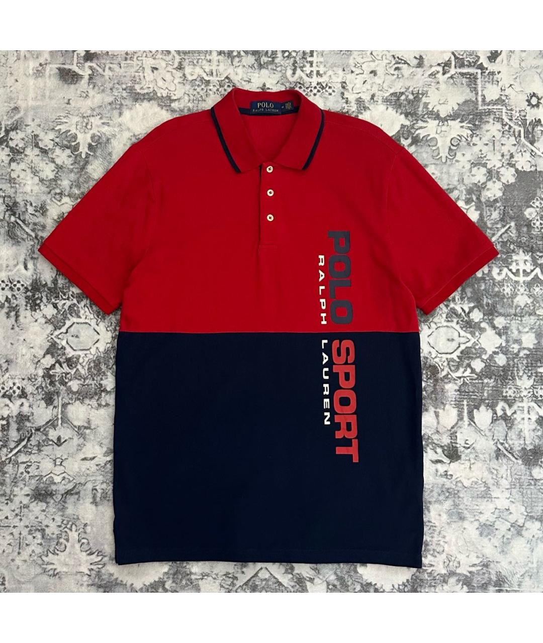 POLO RALPH LAUREN Красное хлопковое поло с коротким рукавом, фото 9