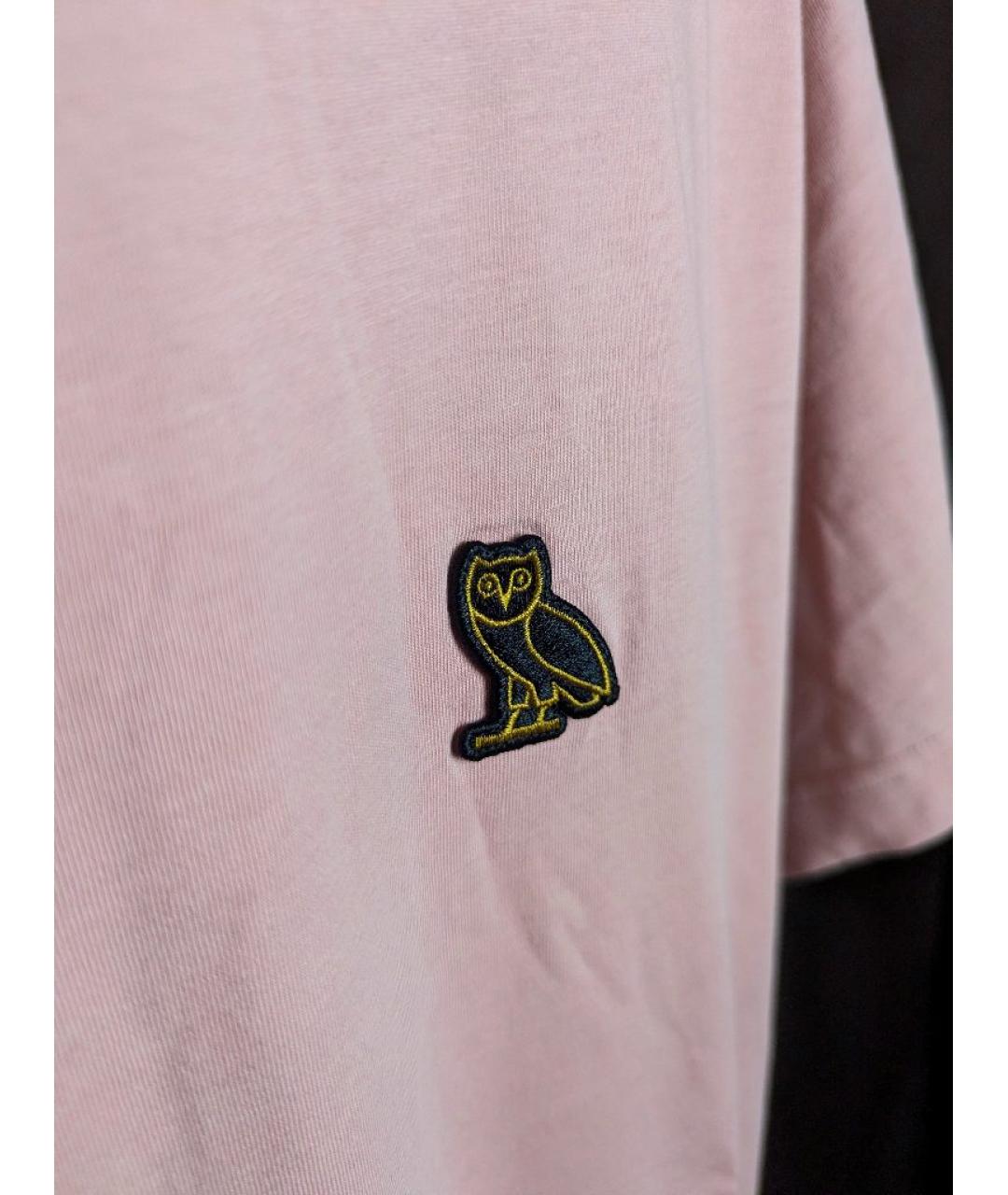 OVO by Drake Розовая хлопковая футболка, фото 2