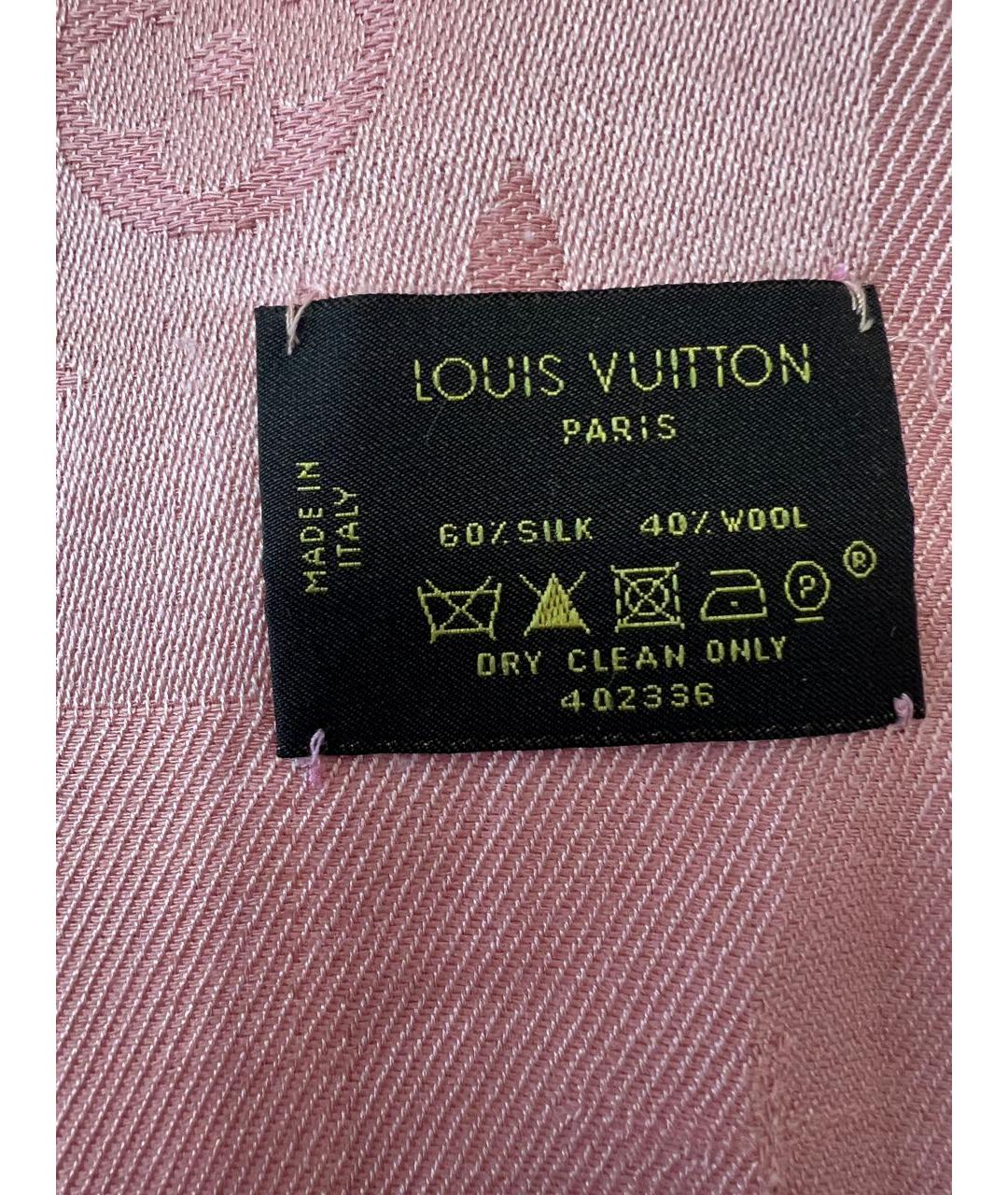 LOUIS VUITTON Розовый платок, фото 6