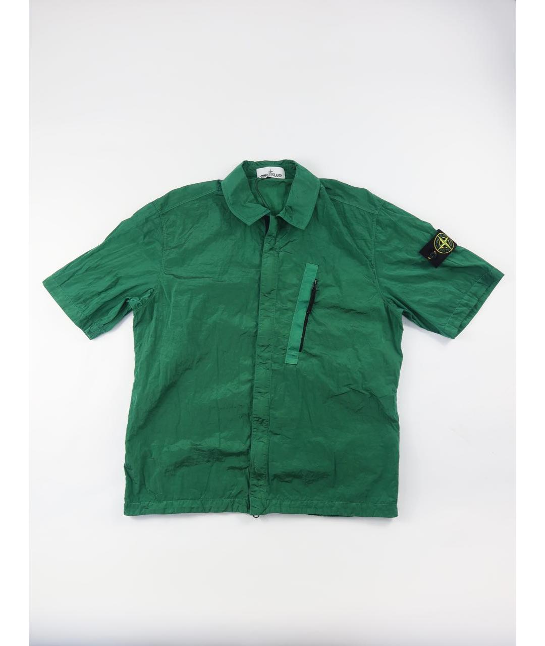 STONE ISLAND Зеленая кэжуал рубашка, фото 6