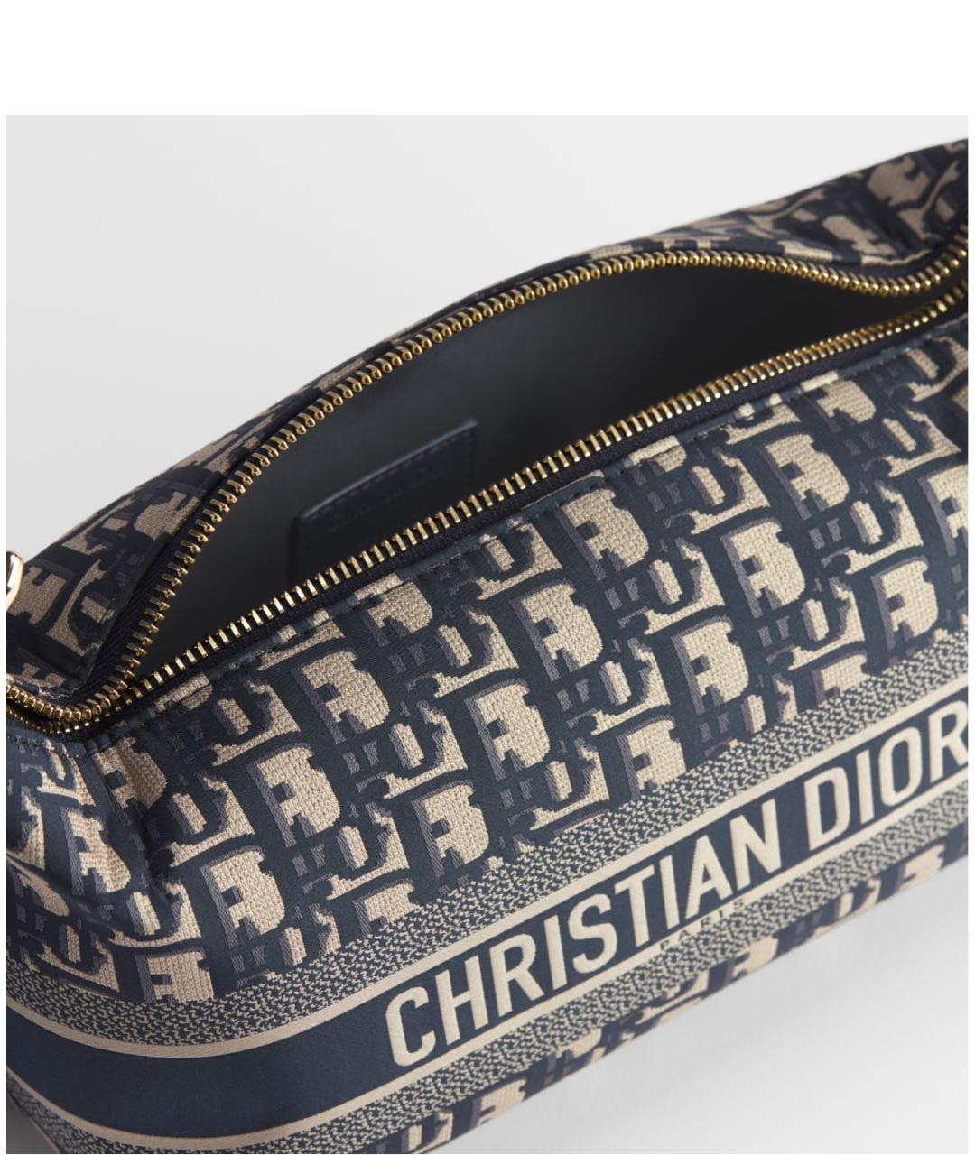 CHRISTIAN DIOR Темно-синяя сумка с короткими ручками, фото 2
