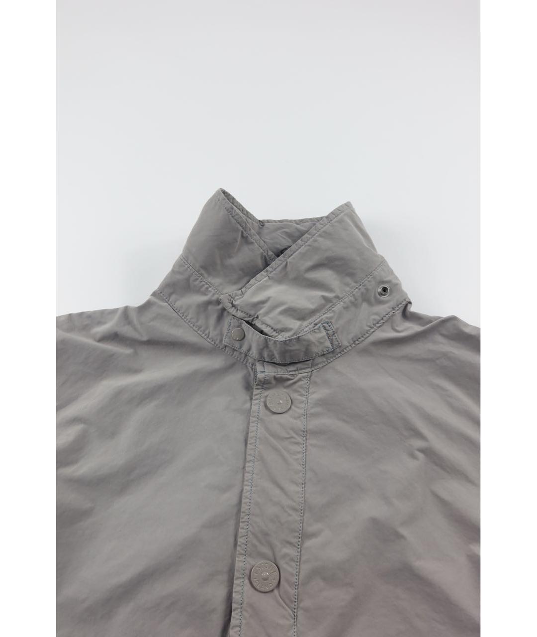 STONE ISLAND Серая хлопковая куртка, фото 6