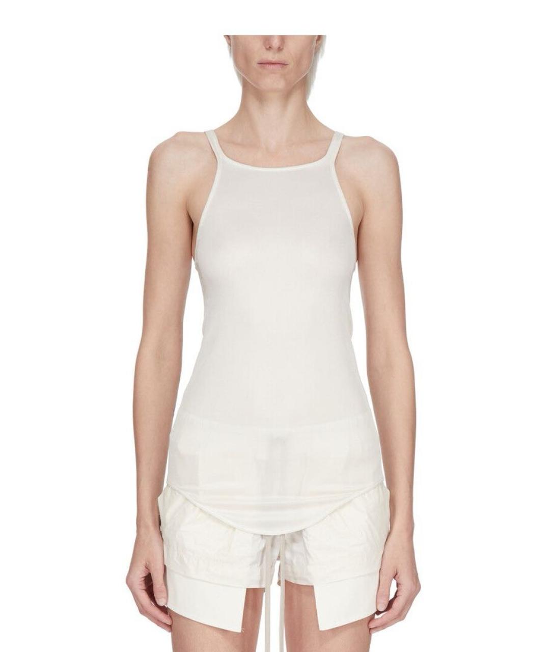 RICK OWENS DRKSHDW Белая хлопковая майка, фото 1