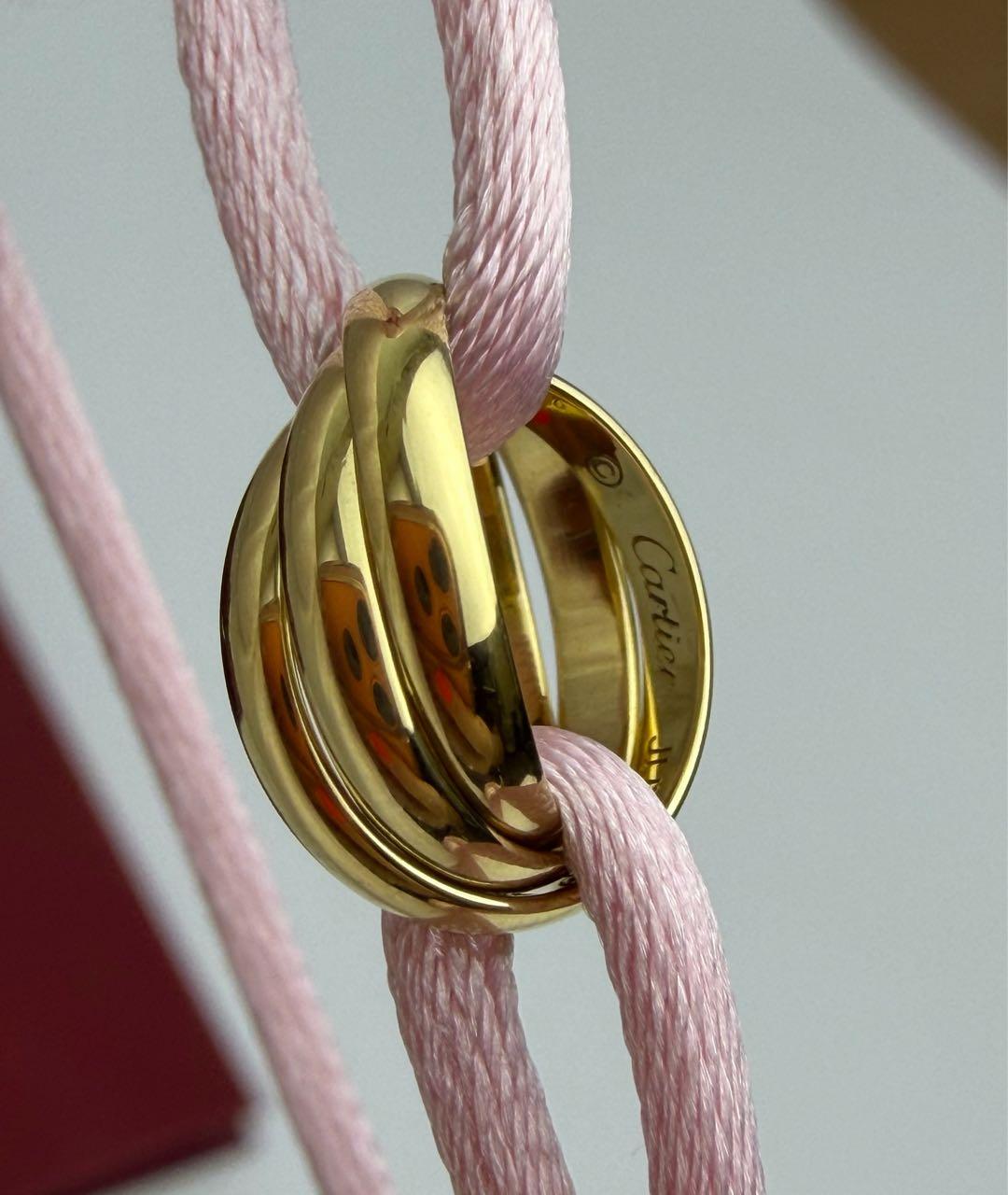 CARTIER Розовый браслет из желтого золота, фото 4