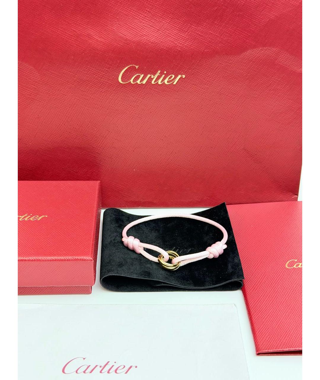 CARTIER Розовый браслет из желтого золота, фото 3