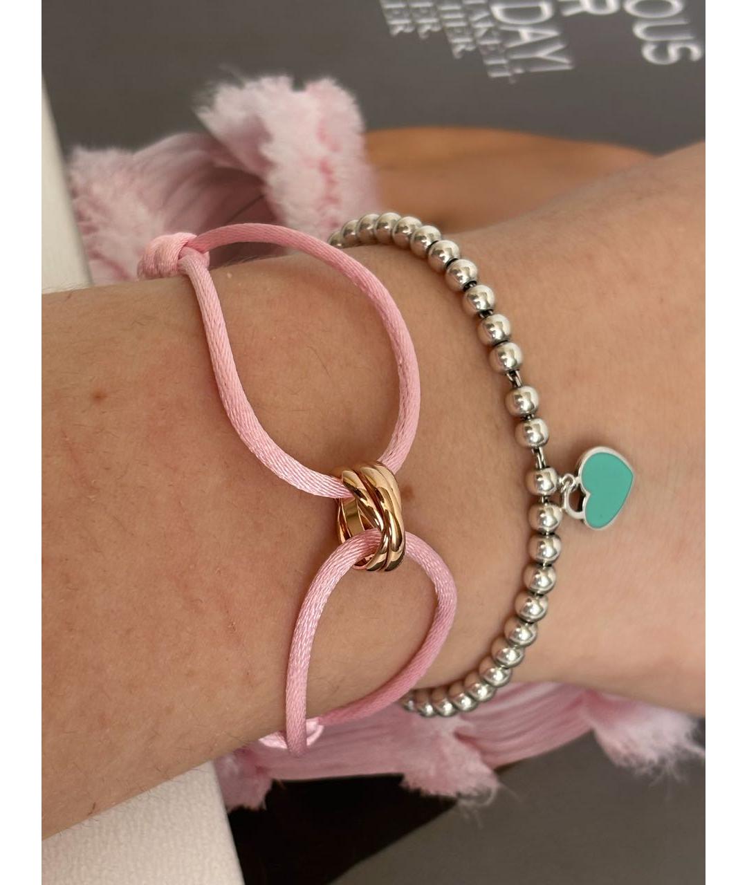 CARTIER Розовый браслет из желтого золота, фото 6