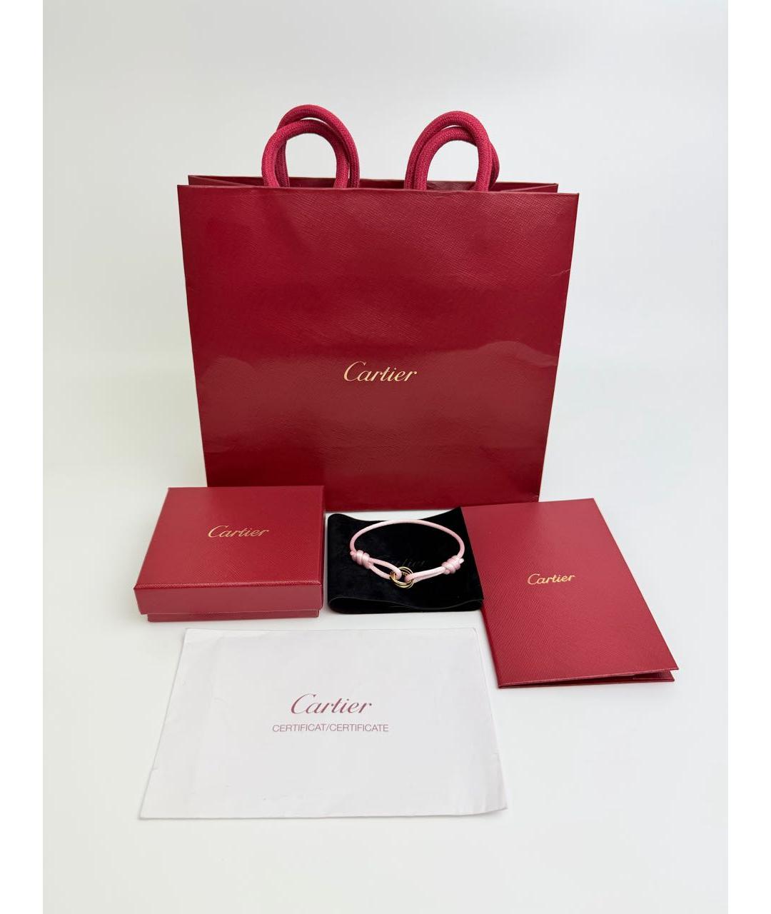 CARTIER Розовый браслет из желтого золота, фото 2