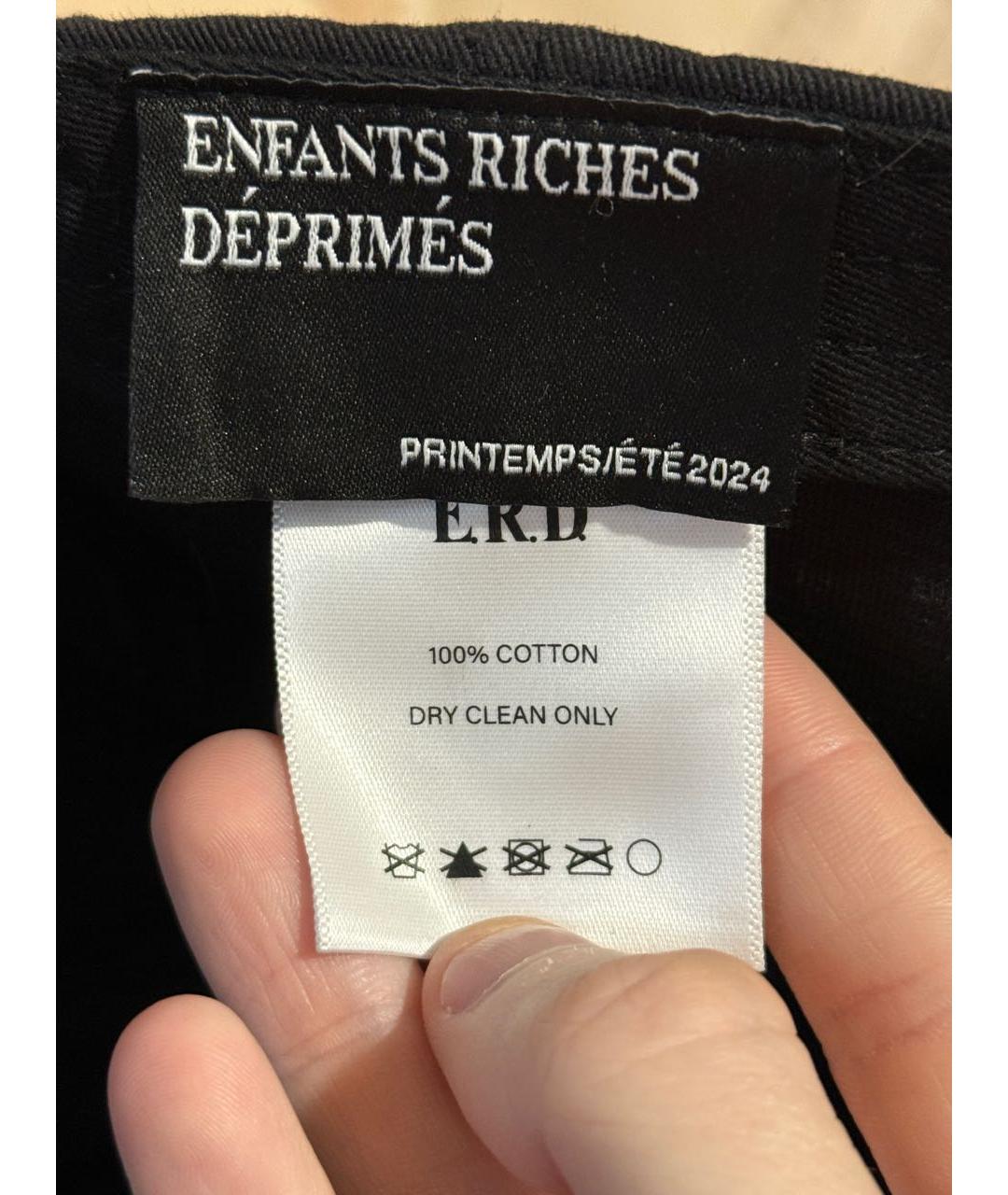 Enfants Riches Déprimés Черная хлопковая кепка/бейсболка, фото 7