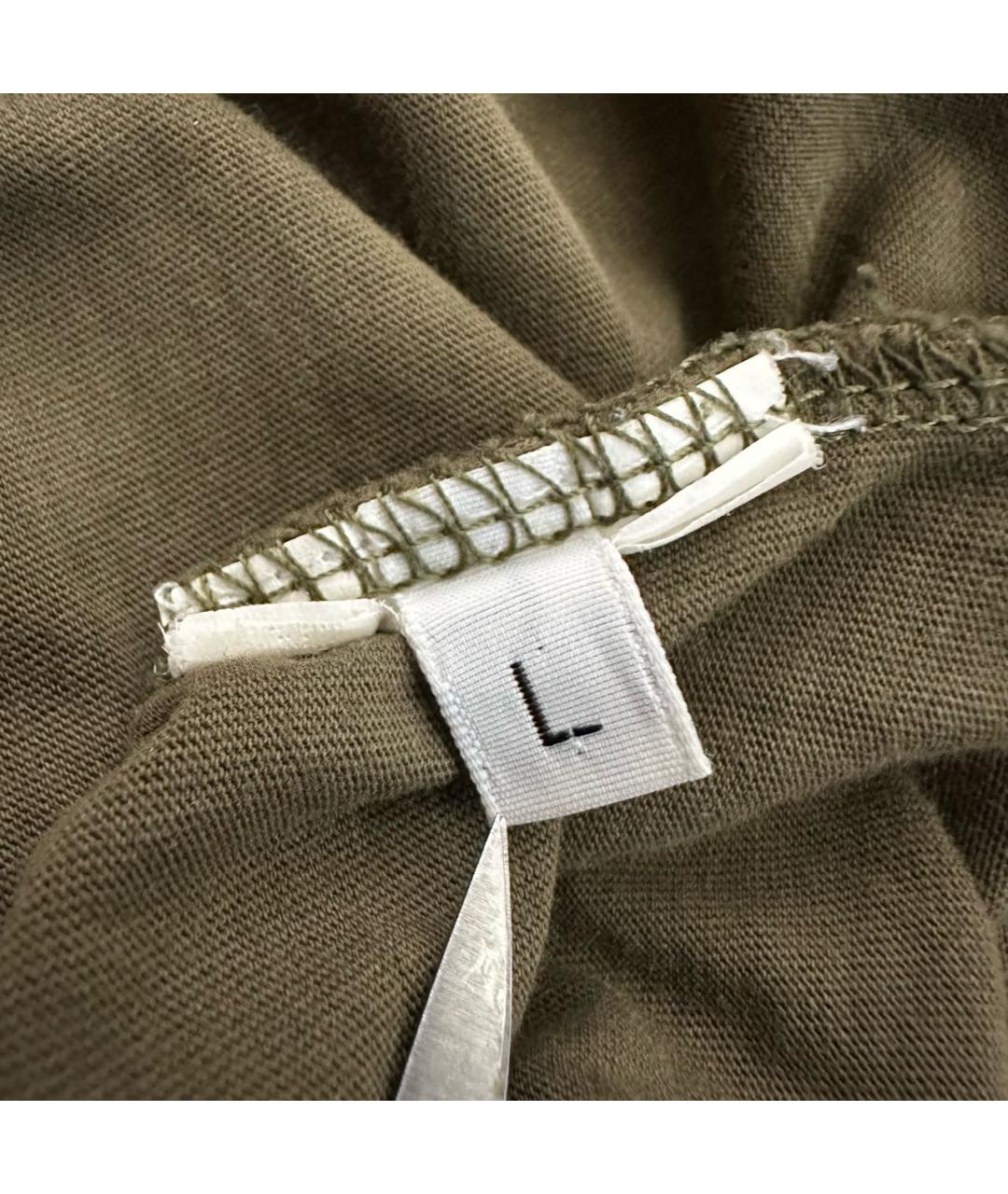 CP COMPANY Хаки хлопковая футболка, фото 5