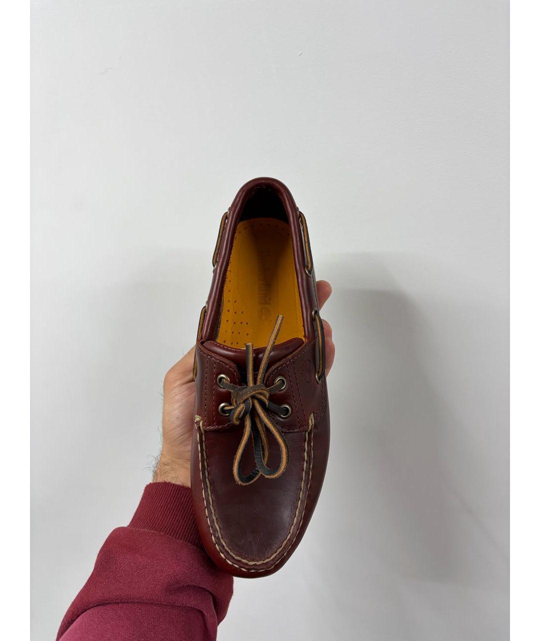 TIMBERLAND Коричневые кожаные лоферы, фото 3