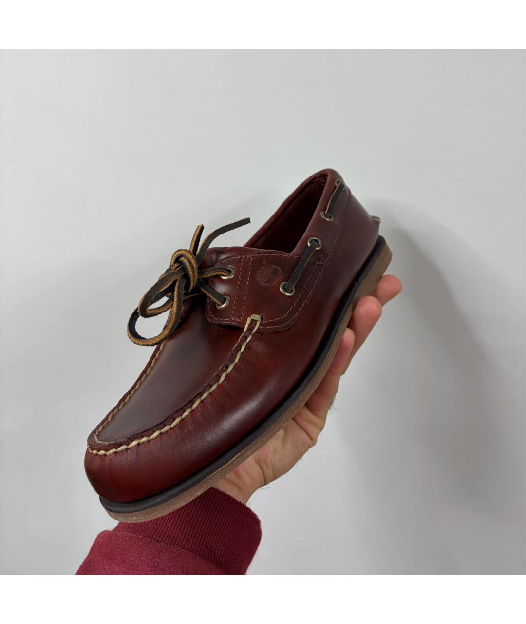 TIMBERLAND Коричневые кожаные лоферы, фото 4