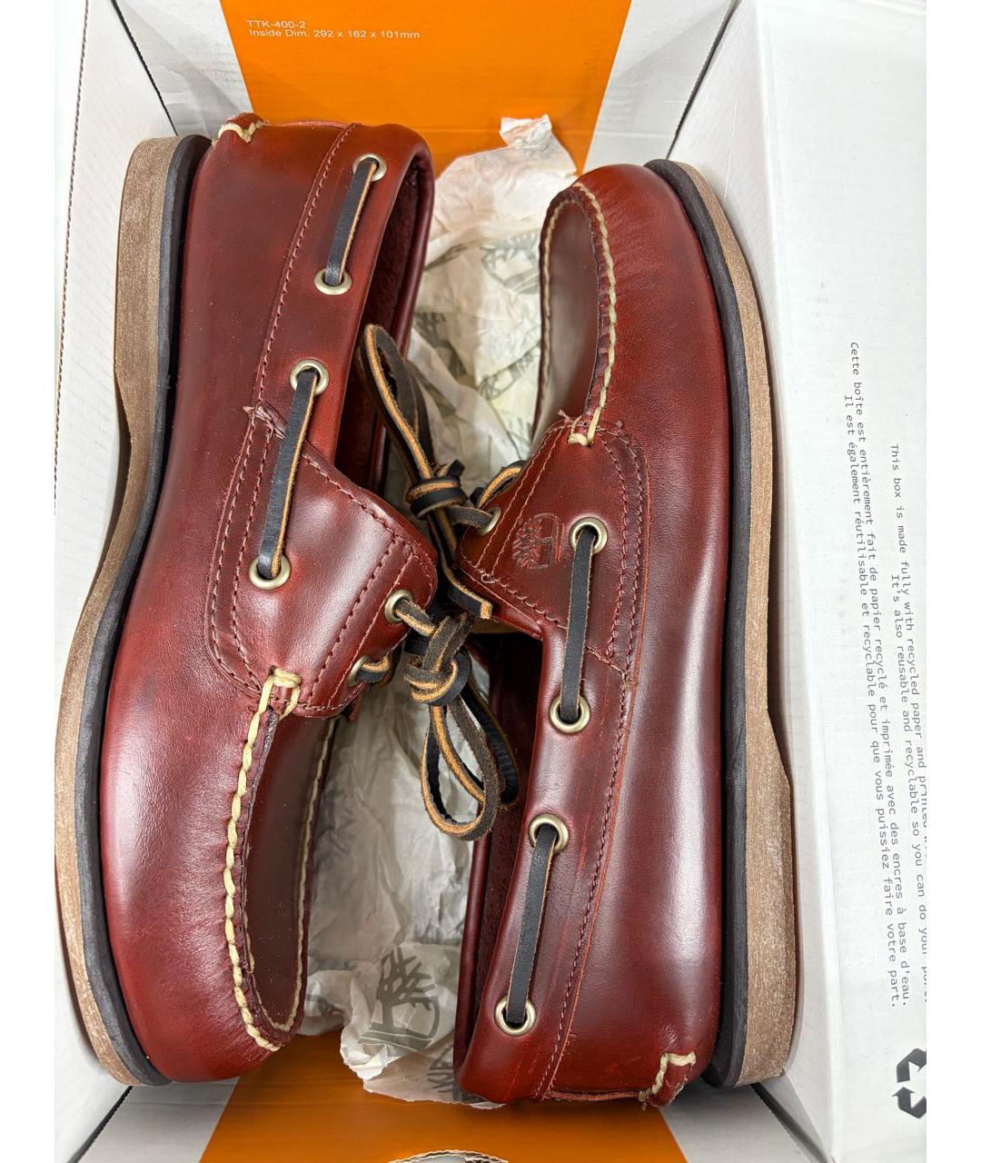 TIMBERLAND Коричневые кожаные лоферы, фото 2