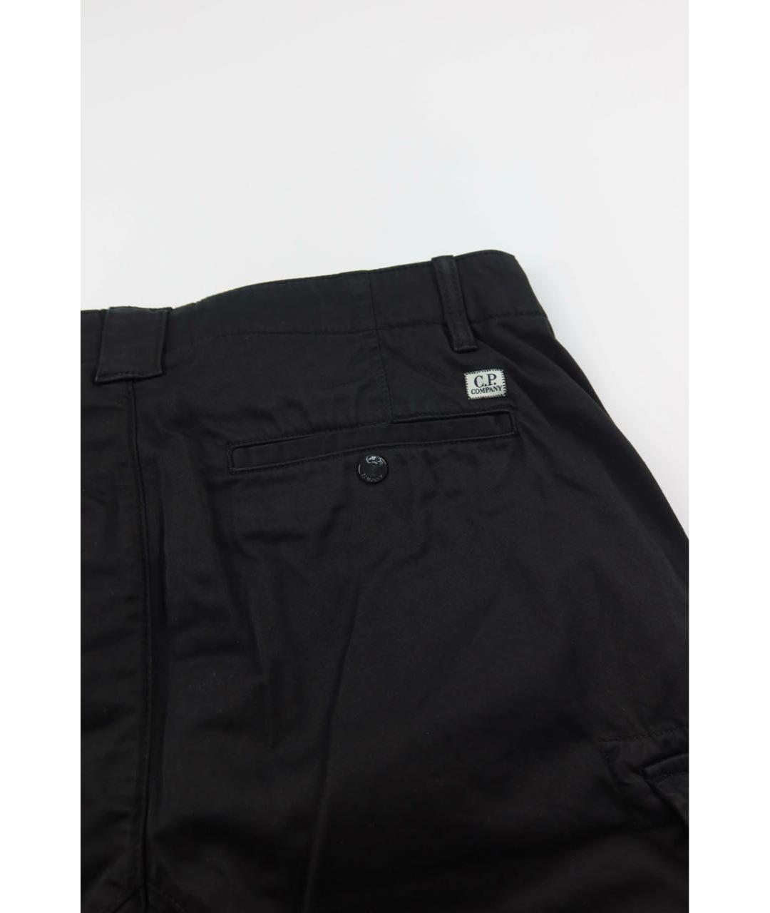 CP COMPANY Черные хлопковые шорты, фото 5