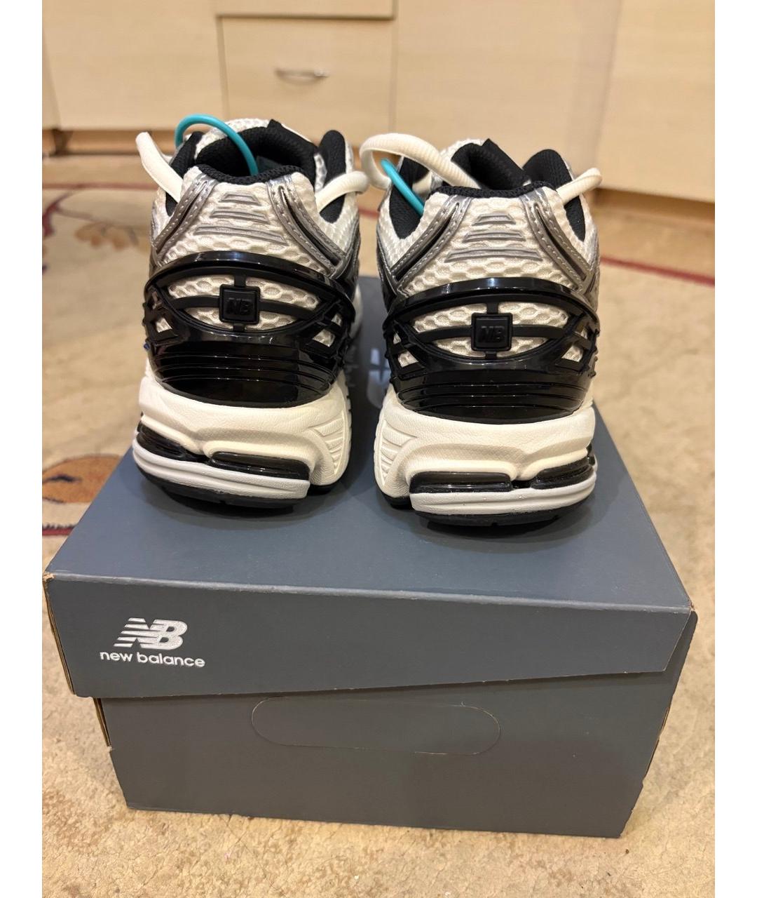 NEW BALANCE Белые текстильные низкие кроссовки / кеды, фото 3