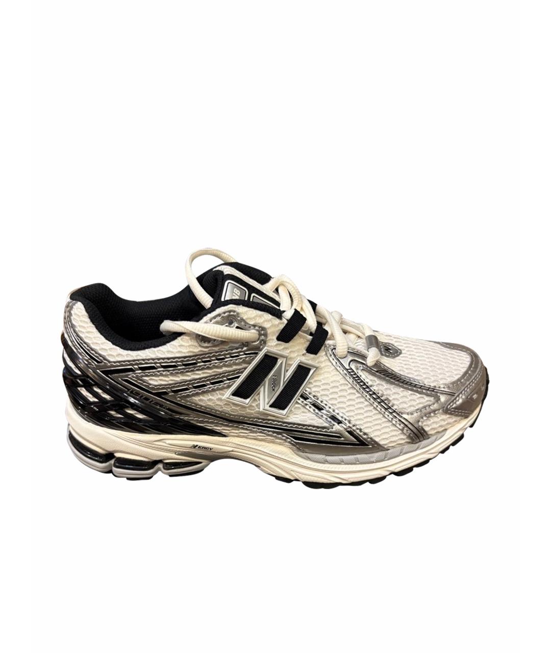 NEW BALANCE Белые текстильные низкие кроссовки / кеды, фото 1