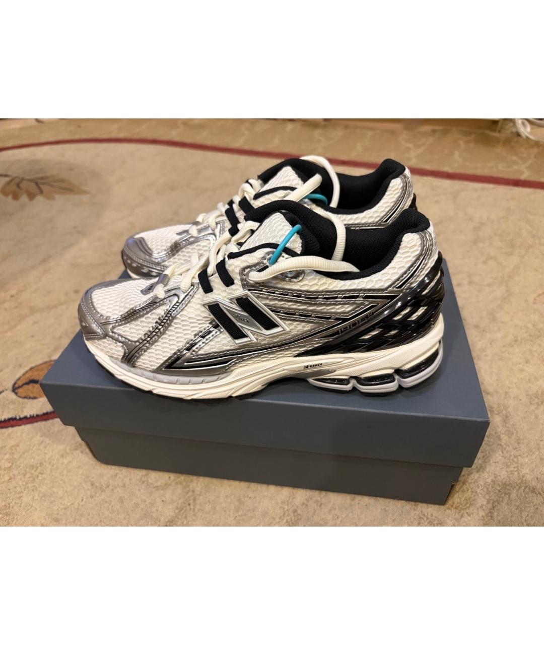 NEW BALANCE Белые текстильные низкие кроссовки / кеды, фото 7