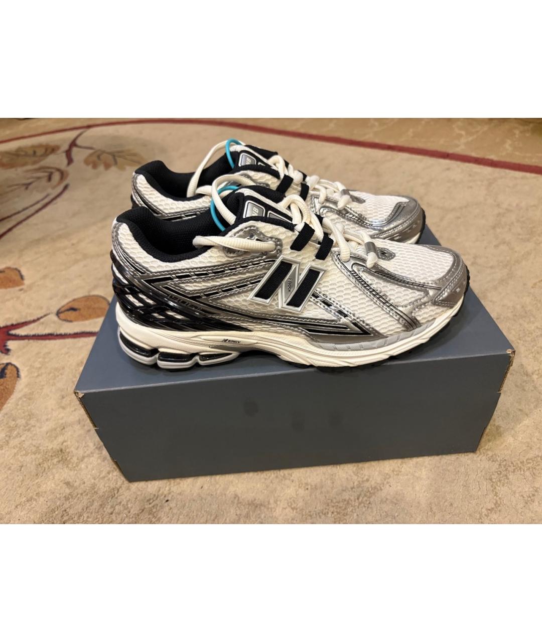 NEW BALANCE Белые текстильные низкие кроссовки / кеды, фото 8