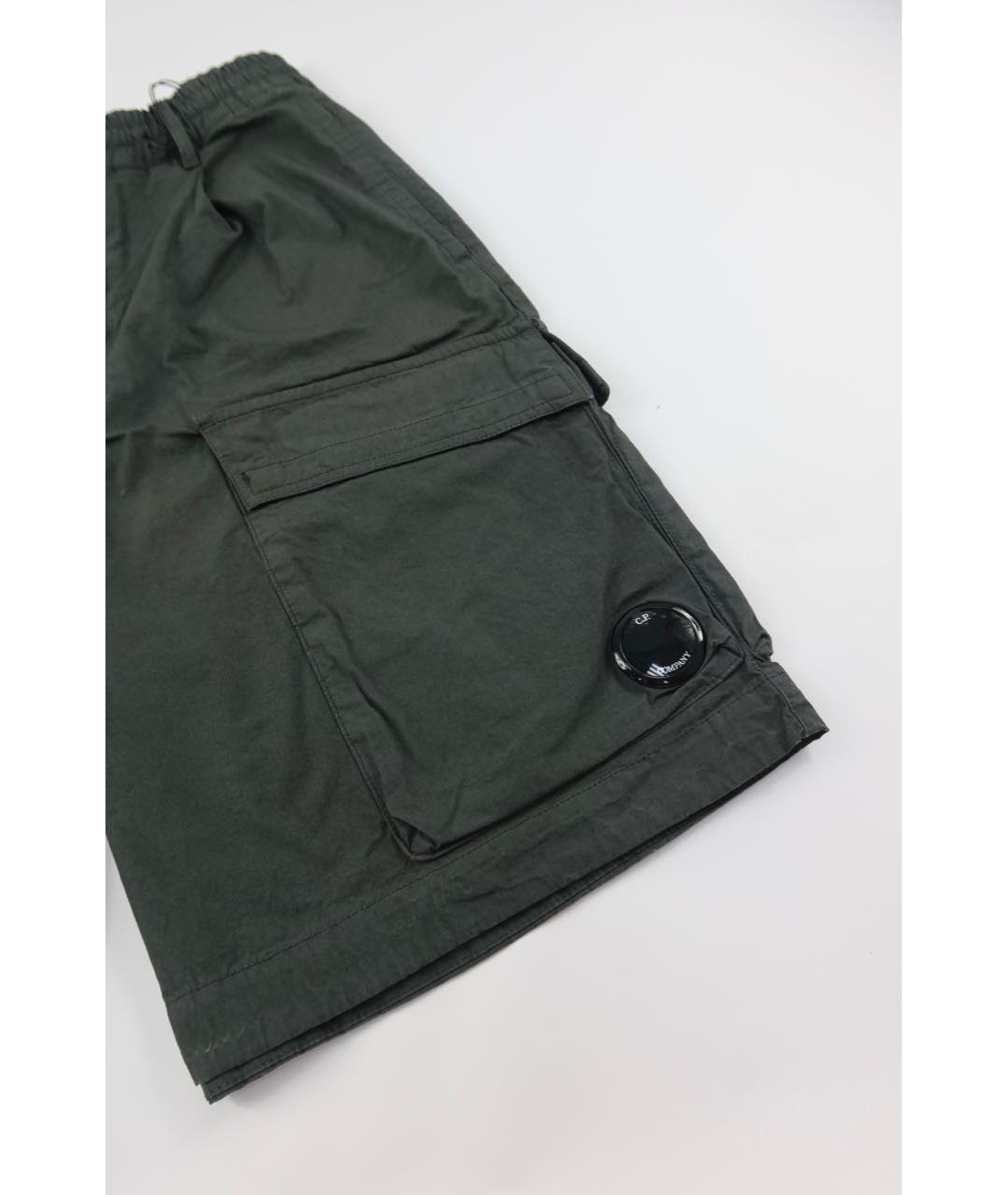 CP COMPANY Антрацитовые хлопковые шорты, фото 2