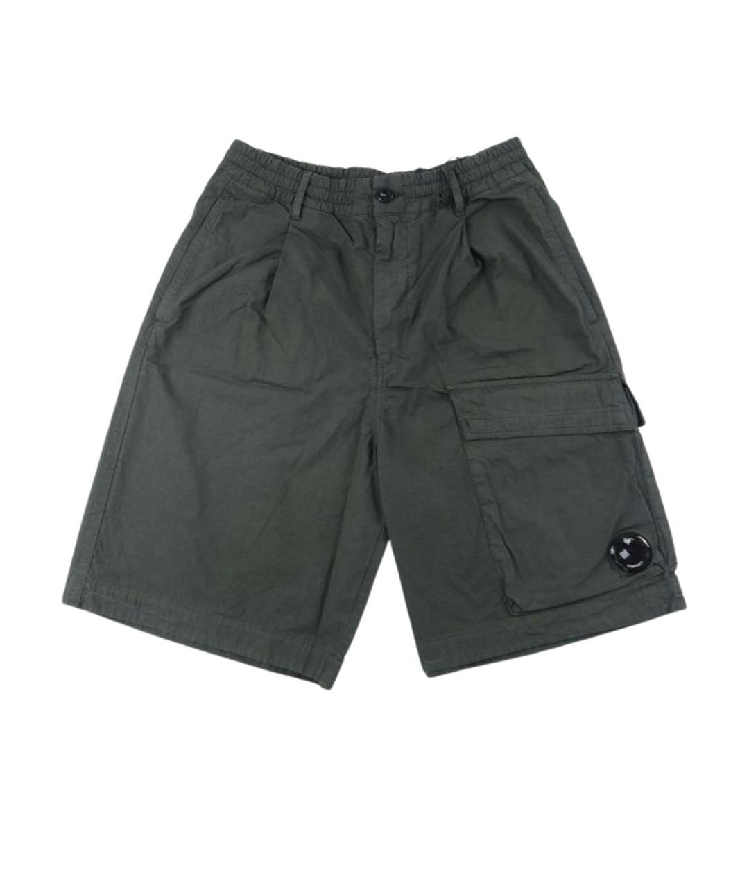 CP COMPANY Антрацитовые хлопковые шорты, фото 1