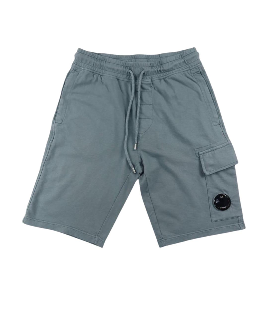 CP COMPANY Голубые хлопковые шорты, фото 1