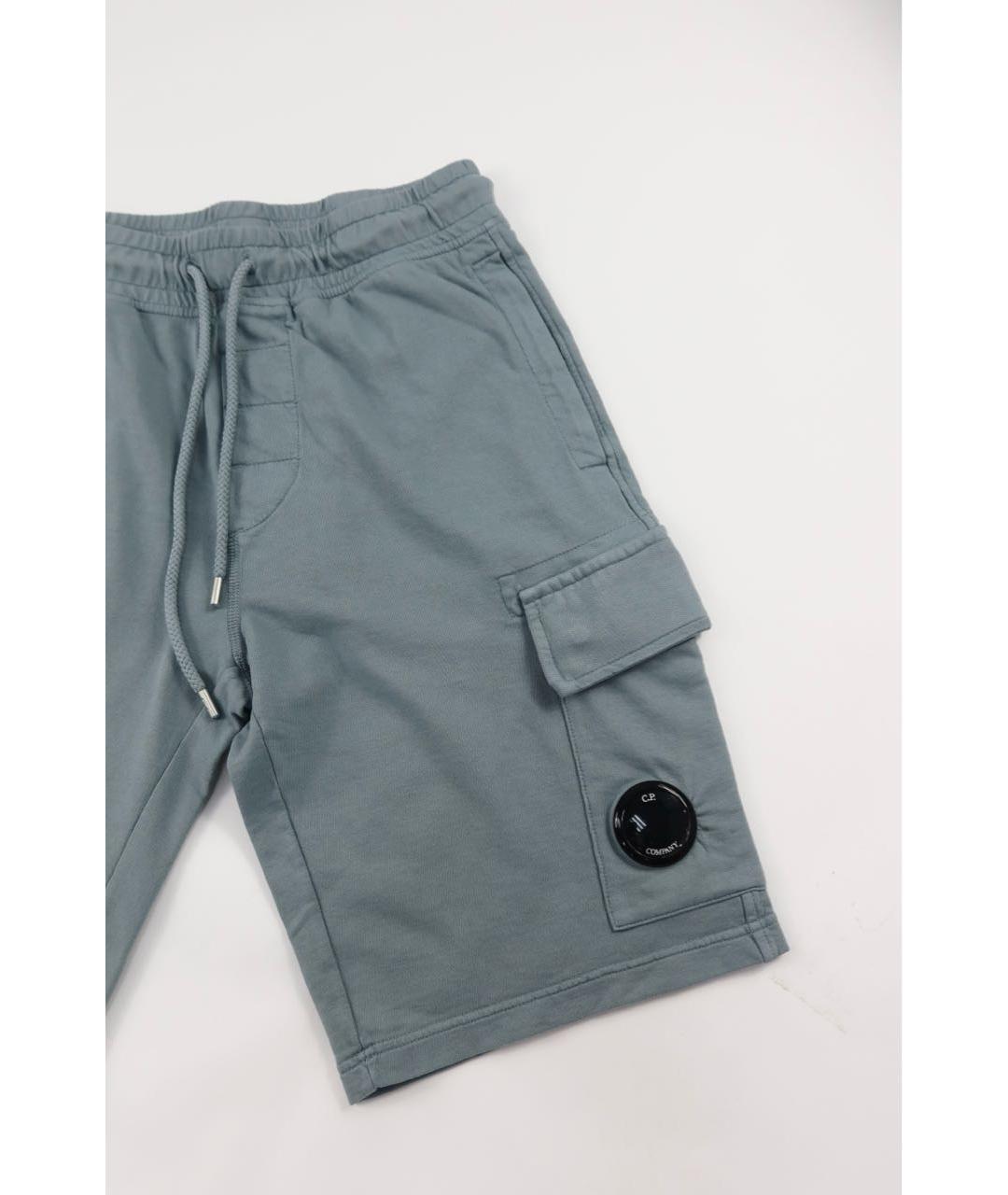 CP COMPANY Голубые хлопковые шорты, фото 3