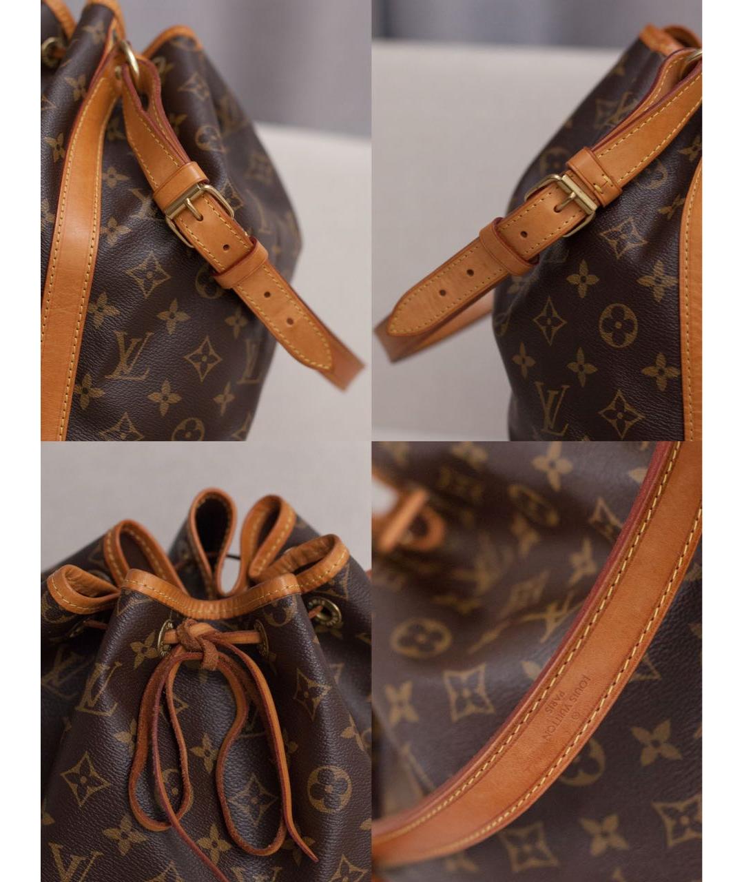 LOUIS VUITTON Коричневая сумка через плечо, фото 6