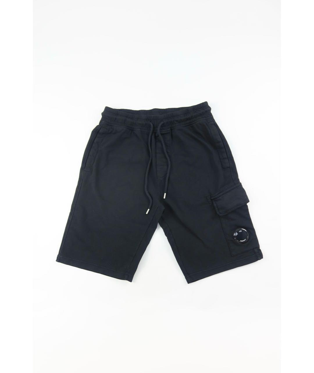 CP COMPANY Черные хлопковые шорты, фото 5