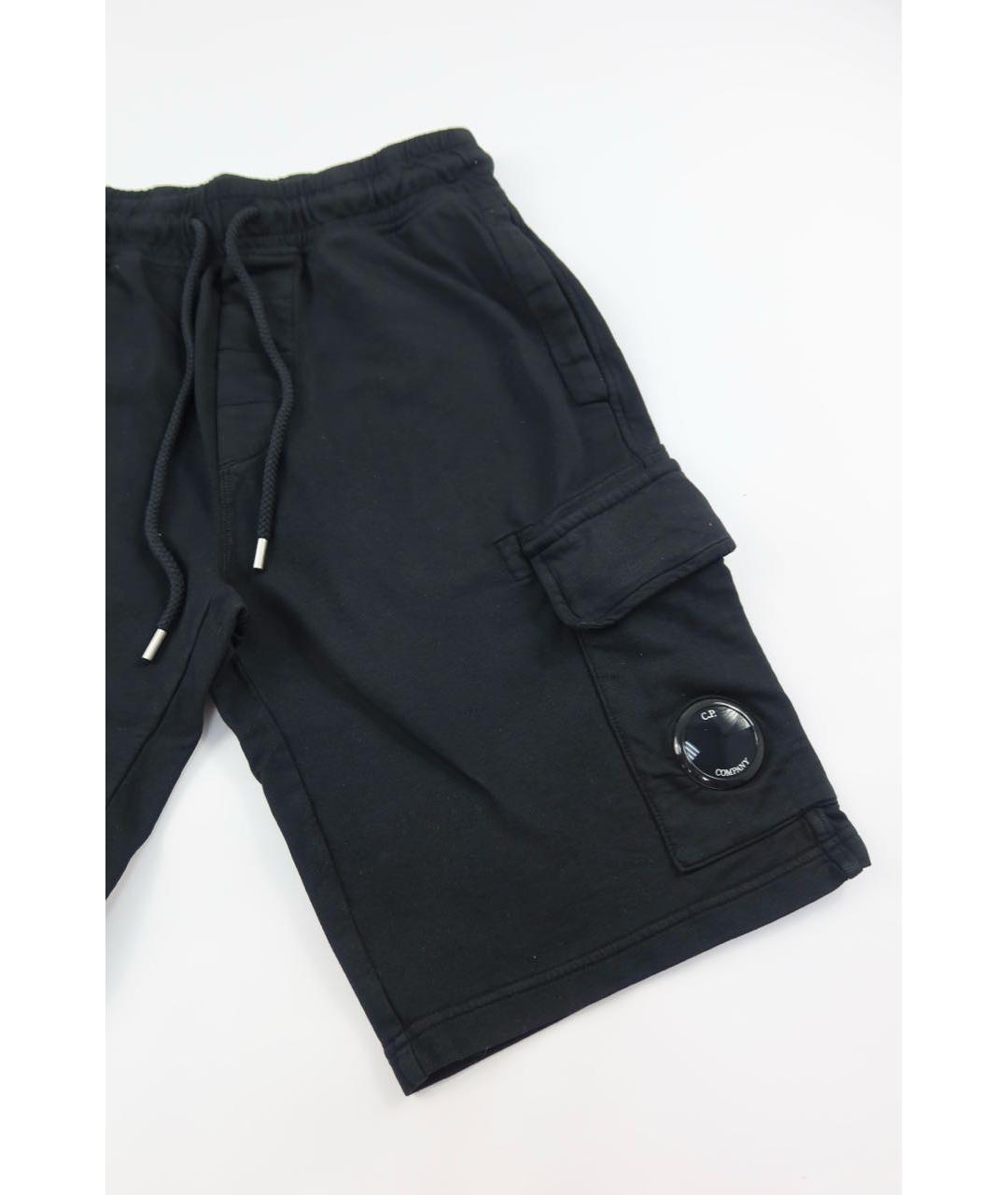 CP COMPANY Черные хлопковые шорты, фото 2