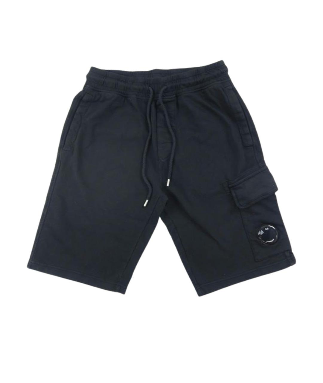 CP COMPANY Черные хлопковые шорты, фото 1