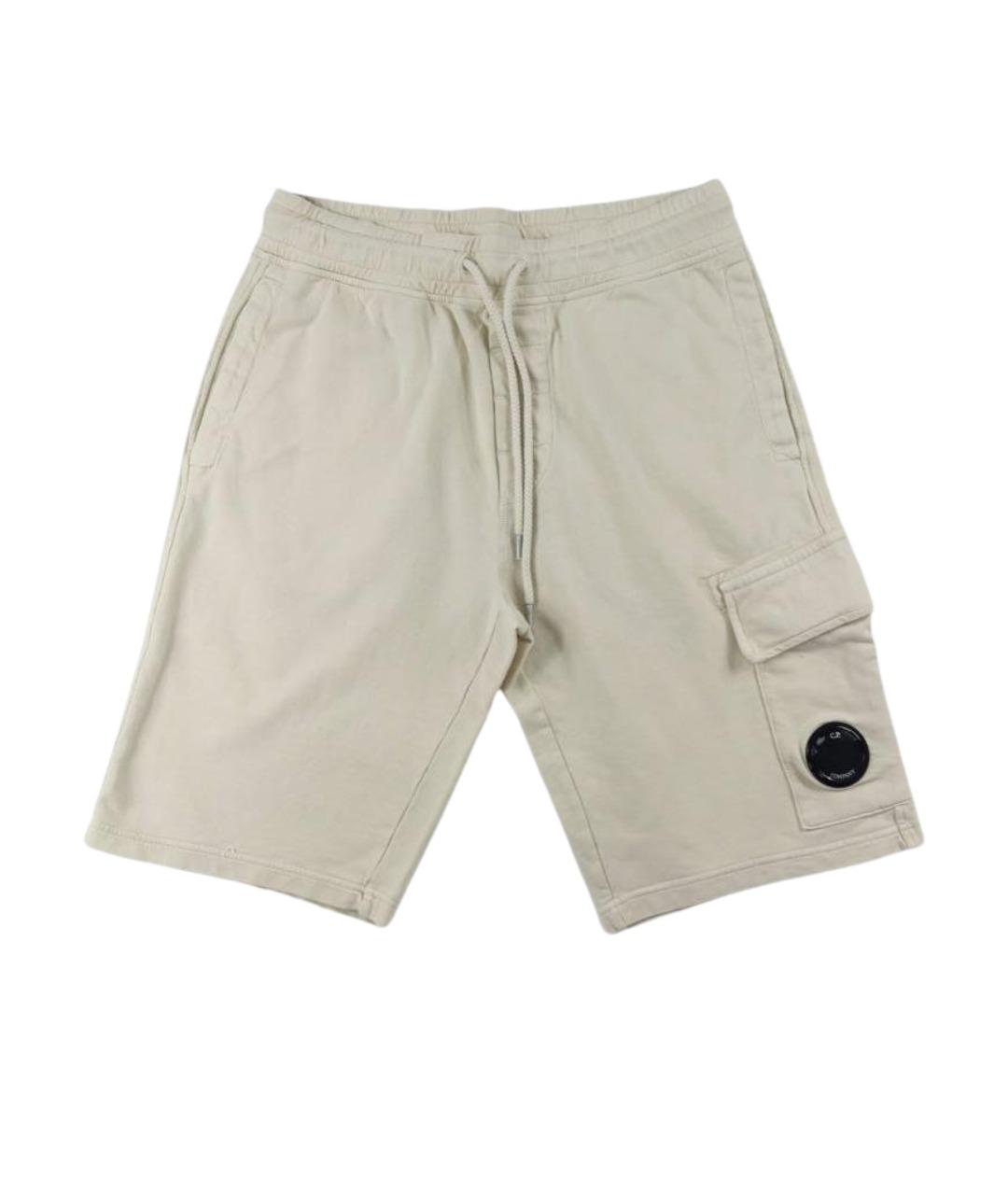 CP COMPANY Бежевые хлопковые шорты, фото 1