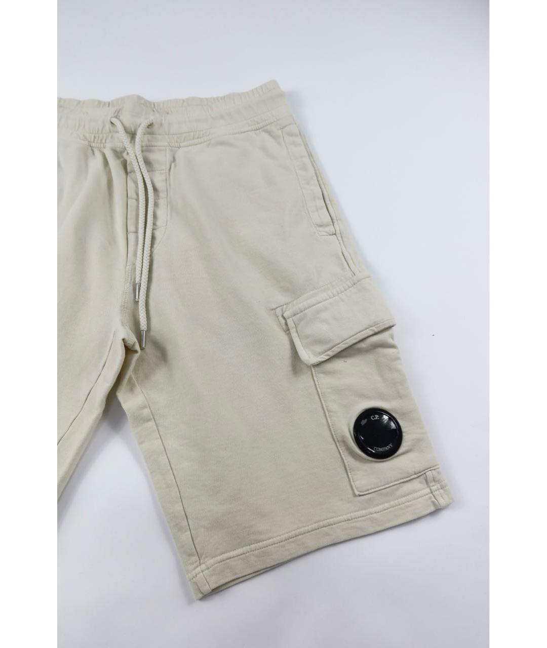CP COMPANY Бежевые хлопковые шорты, фото 3