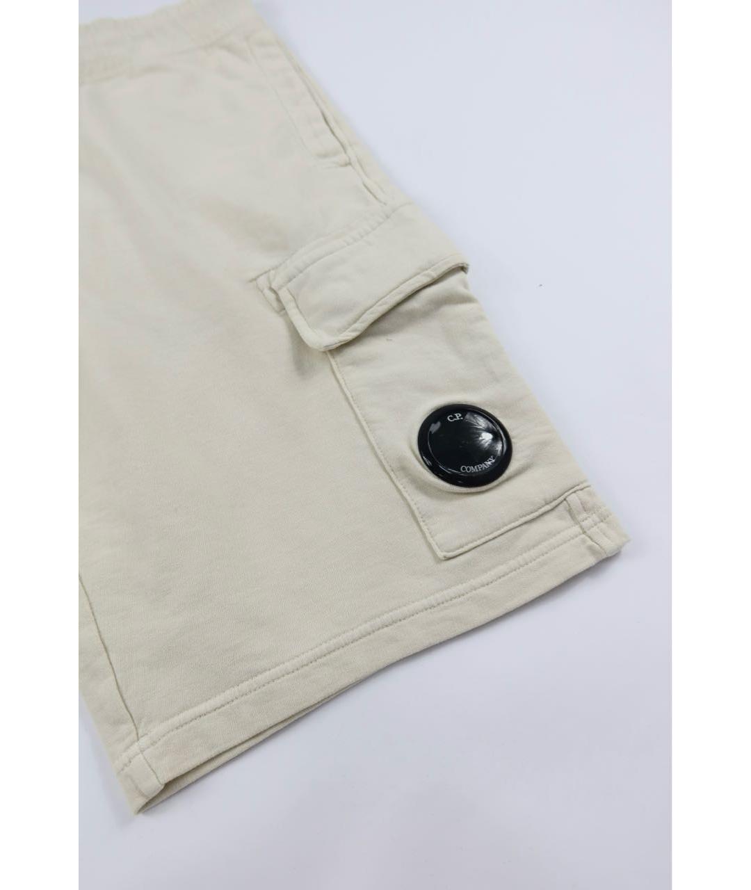 CP COMPANY Бежевые хлопковые шорты, фото 2