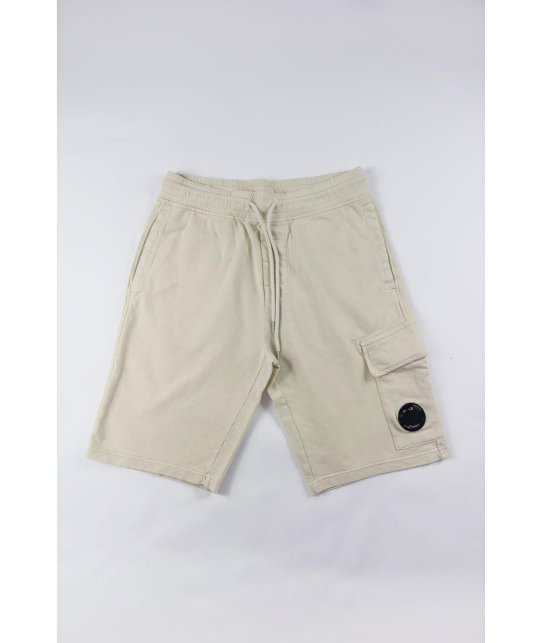 CP COMPANY Бежевые хлопковые шорты, фото 6