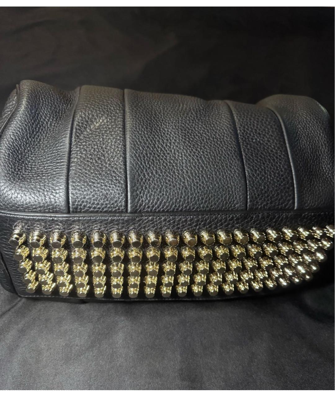 ALEXANDER WANG Черная кожаная сумка через плечо, фото 2